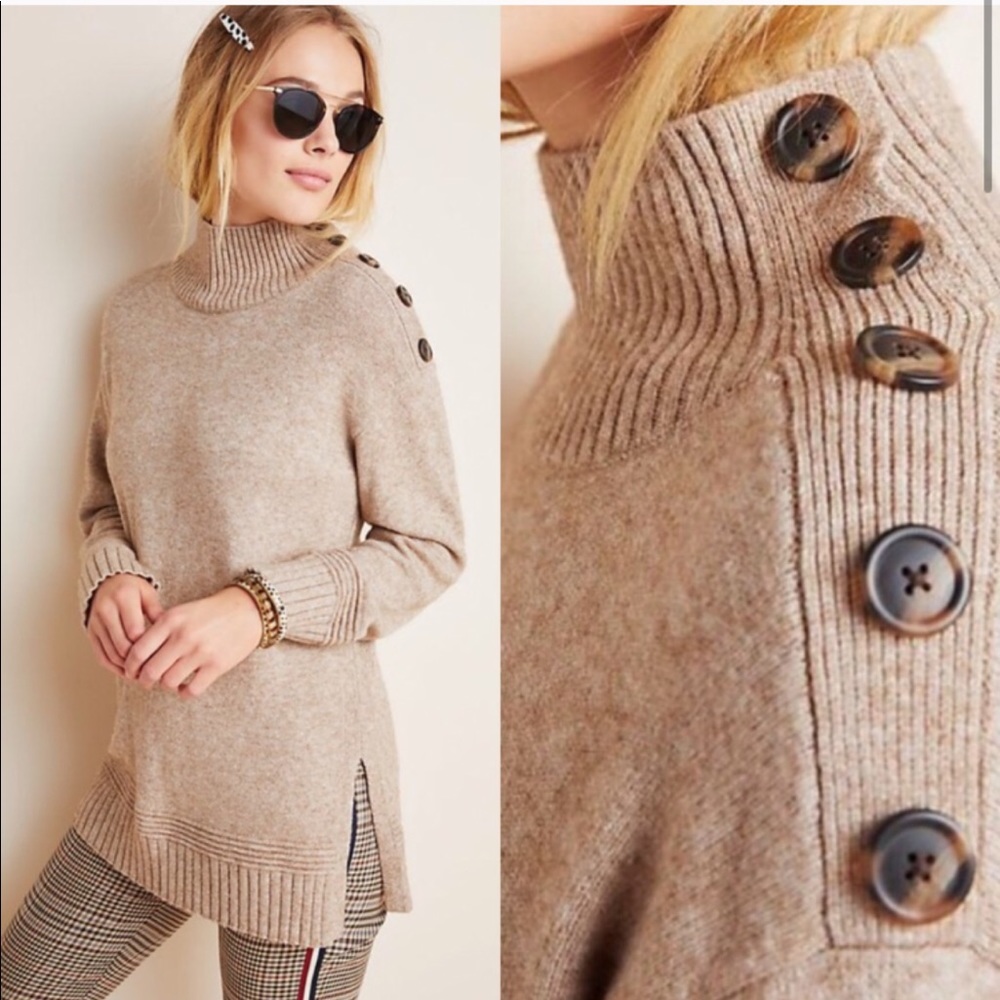 Anthropologie margarita Tunic Sweater